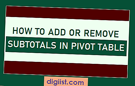 Cara Menambahkan atau Menghapus Subtotal di Tabel Pivot