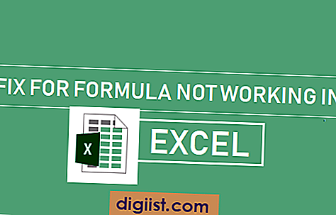 Поправете формулата, която не работи в Excel
