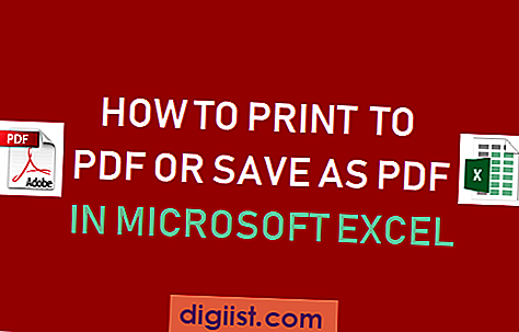 Sådan udskrives til PDF eller Gem som PDF i Microsoft Excel
