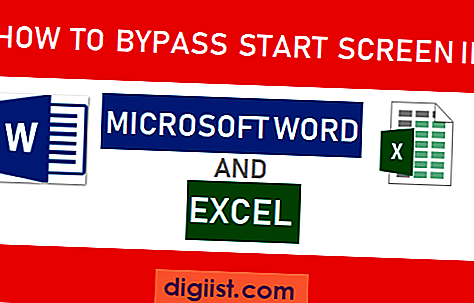 Hur man byter om startskärmen i Microsoft Word och Excel