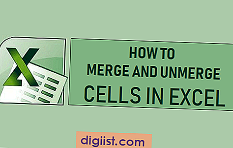 Sådan flettes og fjernes celler i Excel