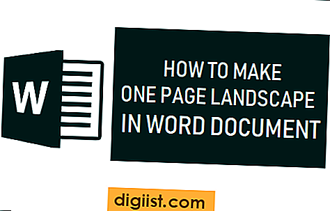 Jak vytvořit jednu stránku na šířku v dokumentu Word