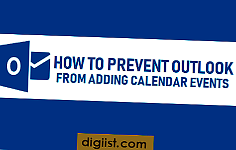 Sådan forhindres Outlook i at tilføje kalenderbegivenheder