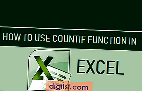 Sådan bruges COUNTIF-funktion i Excel