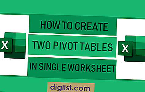Kako stvoriti dvije stožerne tablice u jednom radnom listu