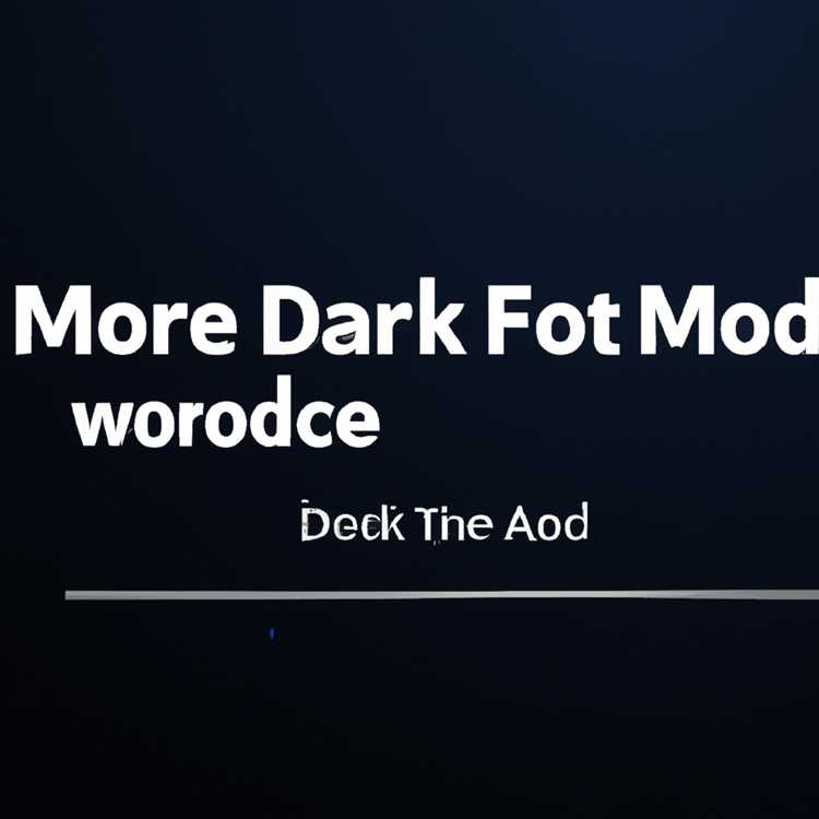 Guida passo-passo per disabilitare la modalità oscura su word per Windows e Mac