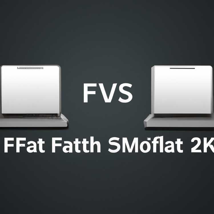 Unterschiede zwischen FAT32 und NTFS in einem Betriebssystem