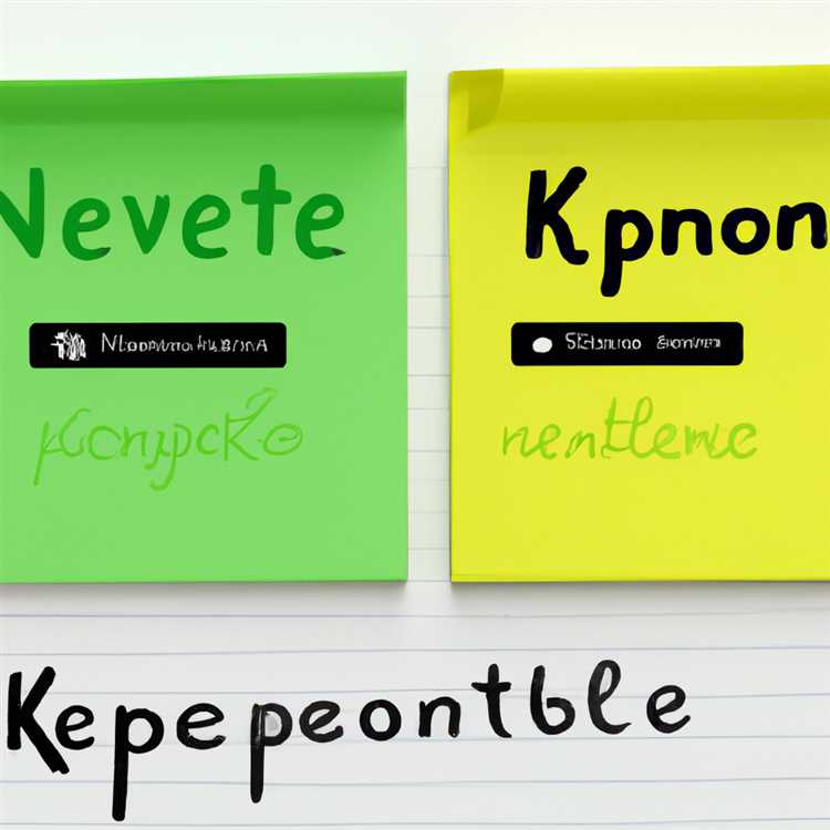 Unterschiede zwischen OneNote, Evernote und Google Keep