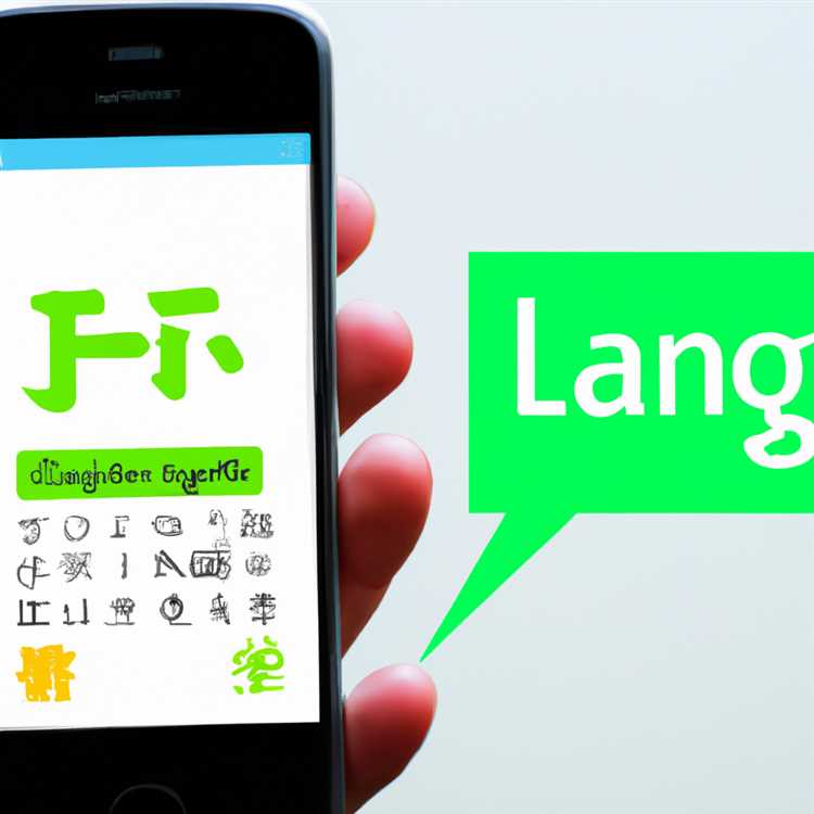 WeChat'in Dil Seçenekleri