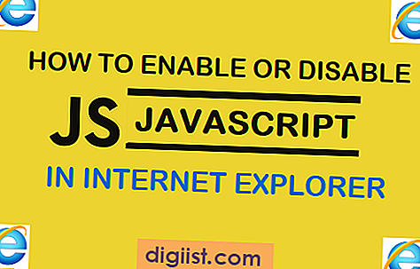 JavaScript in- of uitschakelen in Internet Explorer