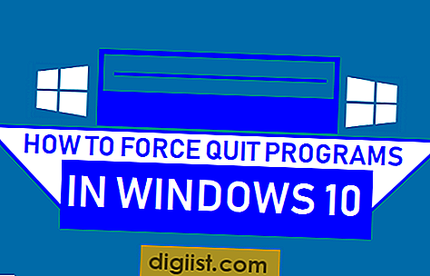 Forceer programma's afsluiten in Windows 10