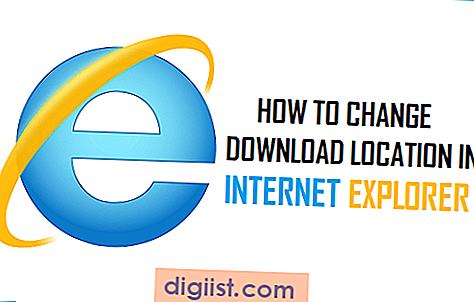 כיצד לשנות את מיקום ההורדה ב- Internet Explorer