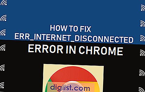 Hur du åtgärdar felet från internetanslutet fel i Chrome