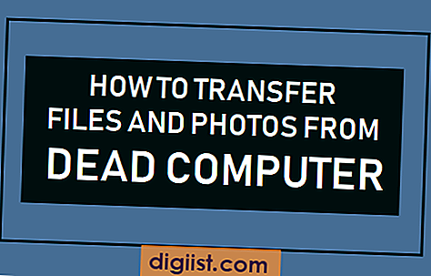 Hur man överför filer och foton från död dator