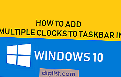 Sådan føjes flere ure til proceslinjen i Windows 10