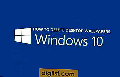 Come eliminare le immagini di sfondo del desktop in Windows 10