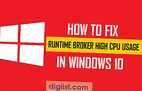 Hoe hoog CPU-gebruik door Runtime Broker in Windows 10 te repareren