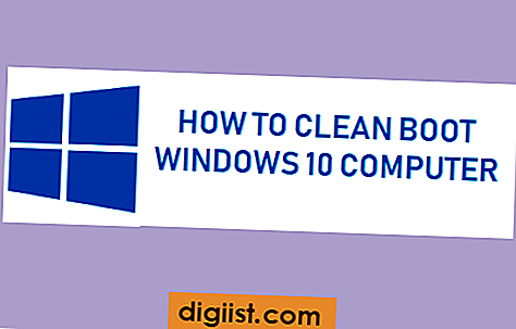 Sådan renses Boot Windows 10-computeren