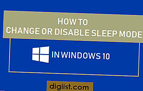 Как да промените или деактивирате режима на заспиване в Windows 10