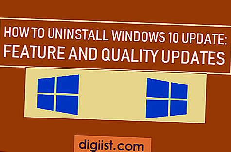 Sådan afinstalleres Windows 10-opdatering