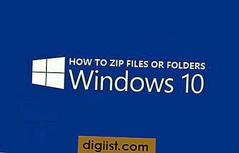 Sådan zip-filer i Windows 10