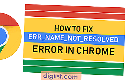 So beheben Sie den nicht gelösten Fehlernamen Fehler in Chrome