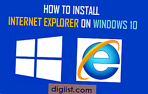 Sådan installeres Internet Explorer i Windows 10