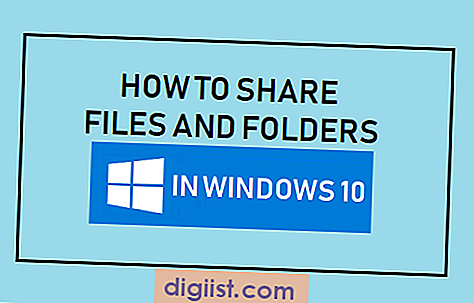 Sådan deles filer og mapper i Windows 10