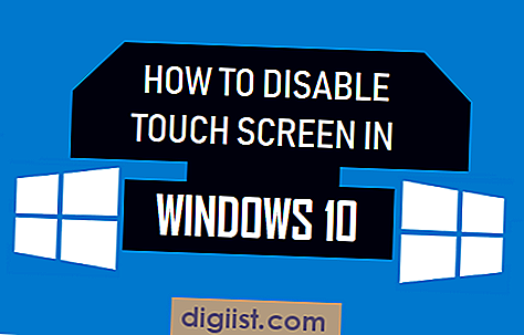 Sådan deaktiveres berøringsskærm i Windows 10
