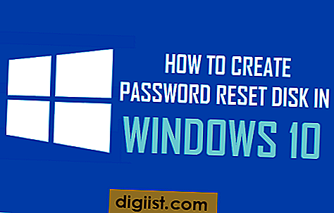 Hur du skapar återställning av lösenord i Windows 10