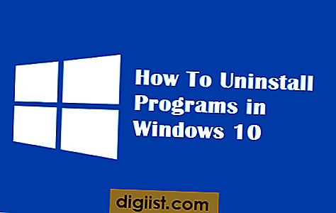 Hur man avinstallerar program i Windows 10