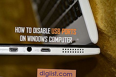Sådan deaktiveres USB-porte på Windows Computer