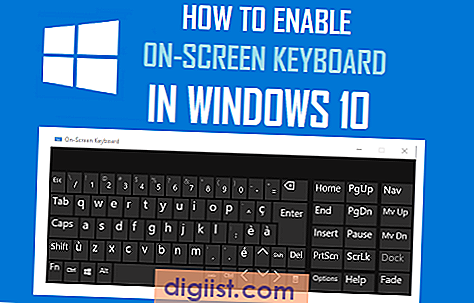Sådan aktiveres tastatur på skærmen i Windows 10