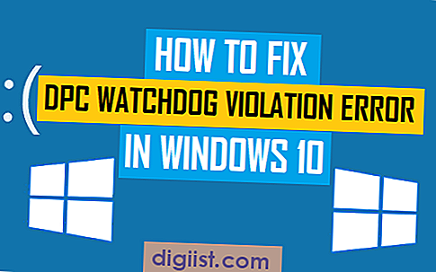 Как да коригираме грешка при нарушаване на нарушенията на DPC в Windows 10