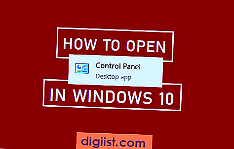 Hur man öppnar kontrollpanelen i Windows 10