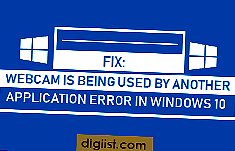 إصلاح: يتم استخدام كاميرا ويب عن طريق خطأ تطبيق آخر في نظام التشغيل Windows 10