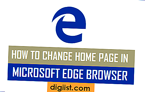 Sådan ændres hjemmeside i Microsoft Edge-browser