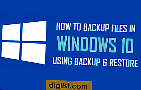 Как да архивирате файлове в Windows 10, използвайки архивиране и възстановяване