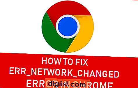 Jak opravit chybu Err Network Changed v prohlížeči Chrome