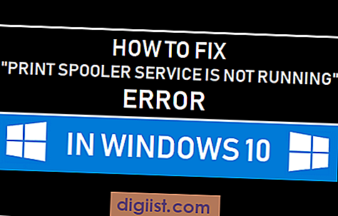 Jak opravit službu zařazování tisku v systému Windows 10 není spuštěna chyba