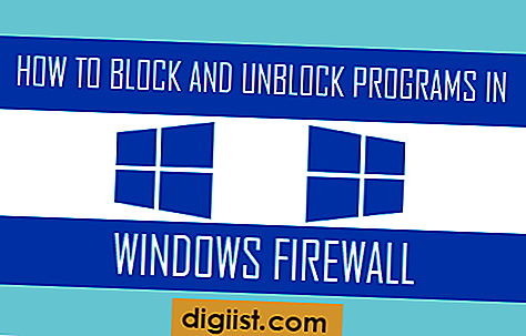 Kako blokirati in odblokirati programe v požarnem zidu Windows