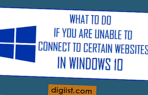 Ne mogu se povezati s određenim web mjestima u sustavu Windows 10