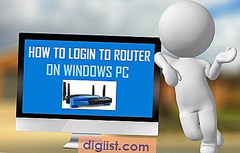 Sådan logger du på router på Windows PC