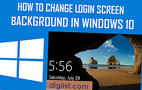 Hur man ändrar inloggningsskärmbakgrund i Windows 10
