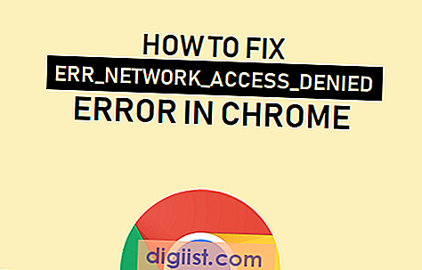 Как да коригираме грешка в мрежовия достъп, отказана грешка в Chrome