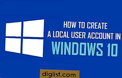 Hur man skapar lokalt användarkonto i Windows 10