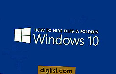 Bestanden en mappen verbergen in Windows 10