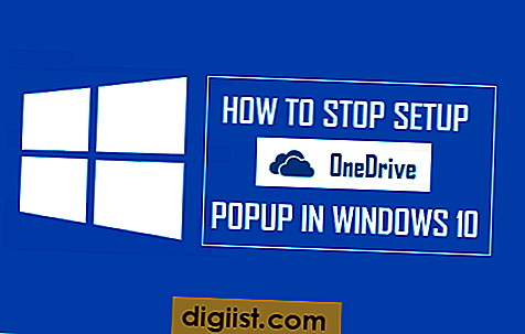 Sådan stoppes opsætning af OneDrive Popup i Windows 10