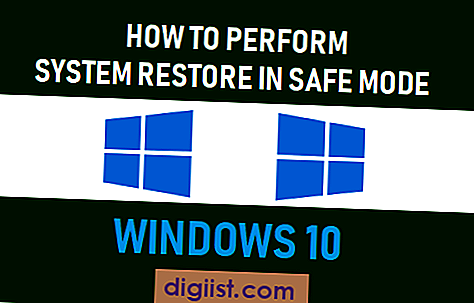 Sådan udføres systemgendannelse i fejlsikret tilstand Windows 10