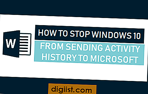Sådan stopper Windows 10 fra at sende aktivitetshistorik til Microsoft